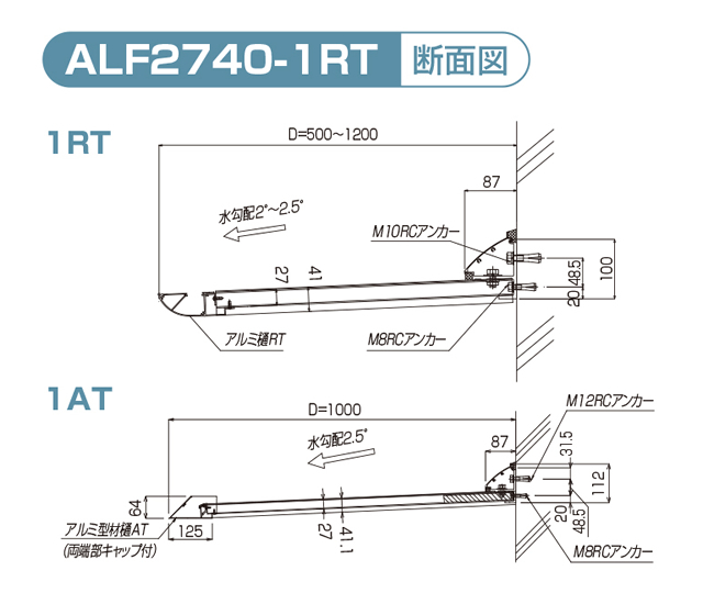 58%以上節約 ALF2740-3-2 支持アーム アルミ型材薄型庇27T mm アルミ庇 庇後付け 玄関ひさし 後付け庇 玄関庇後付け 屋根ひさし バルコニー庇 窓庇後付け 屋根のひさし 霧よけ 窓雨よけ 基部流し アート技研工業 tdh-latinoamerica.de